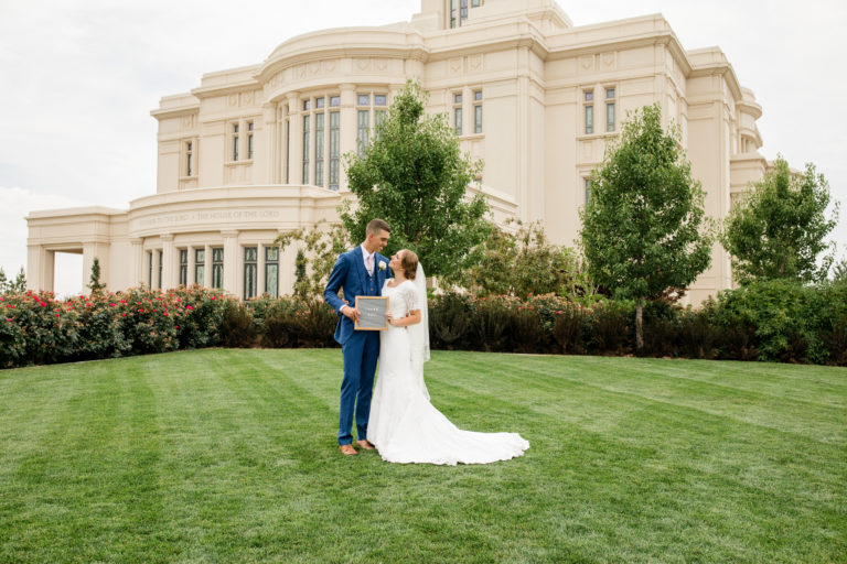 Payson temple wedding & Sleepy Ridge reception