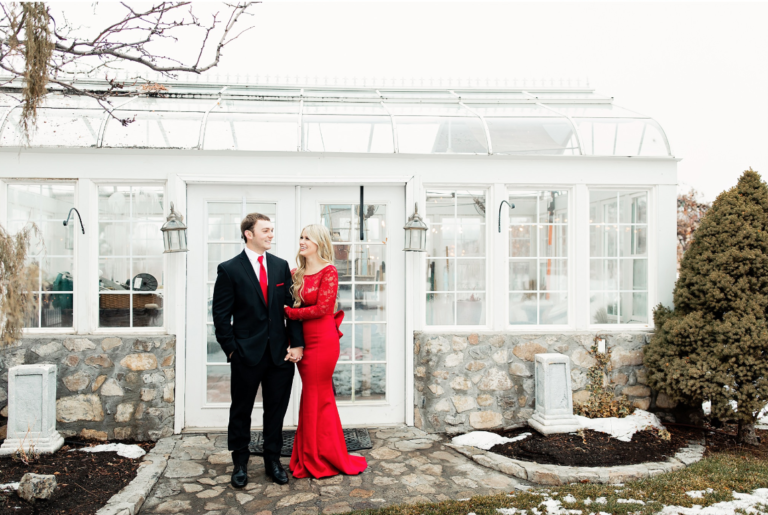 Why wear formal attire to an engagement shoot?