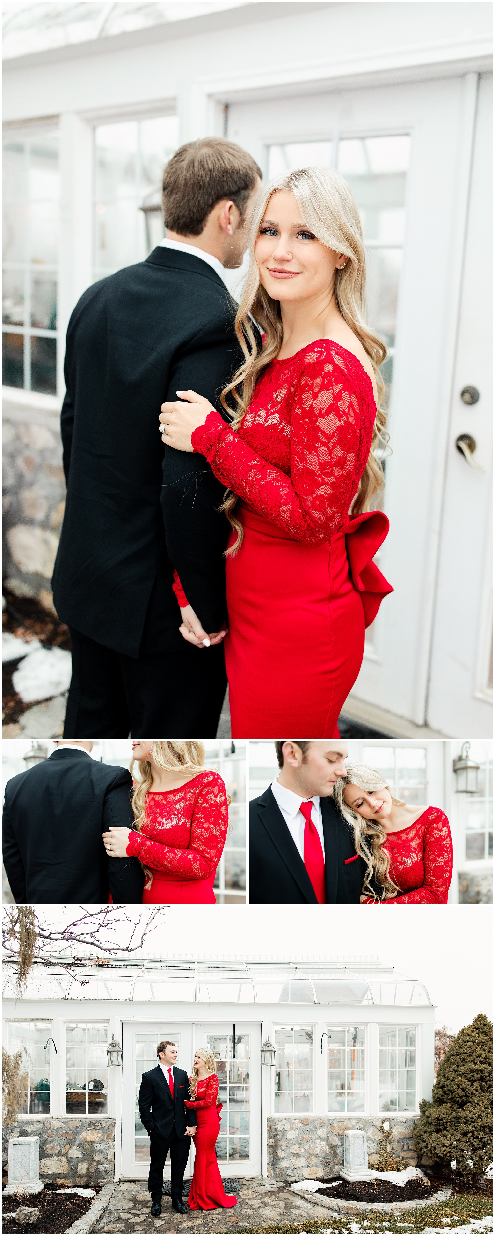 Red dress, Formal engagements, What to wear at an engagement session, Formal red dress, Utah engagement session, Wadley farms wedding