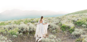 Wide open fields in park city utah