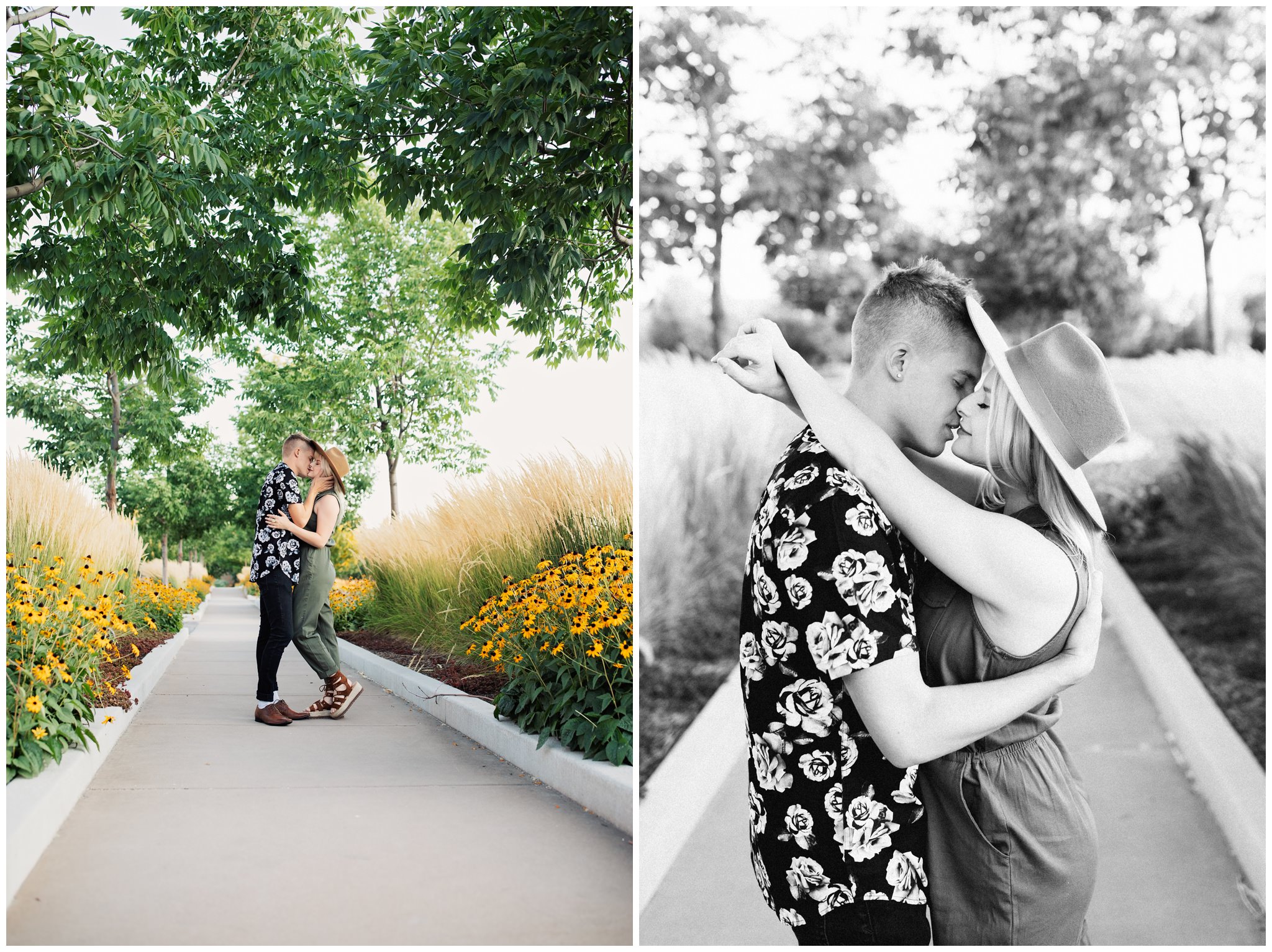 Modern Engagement session in Meridian Idaho