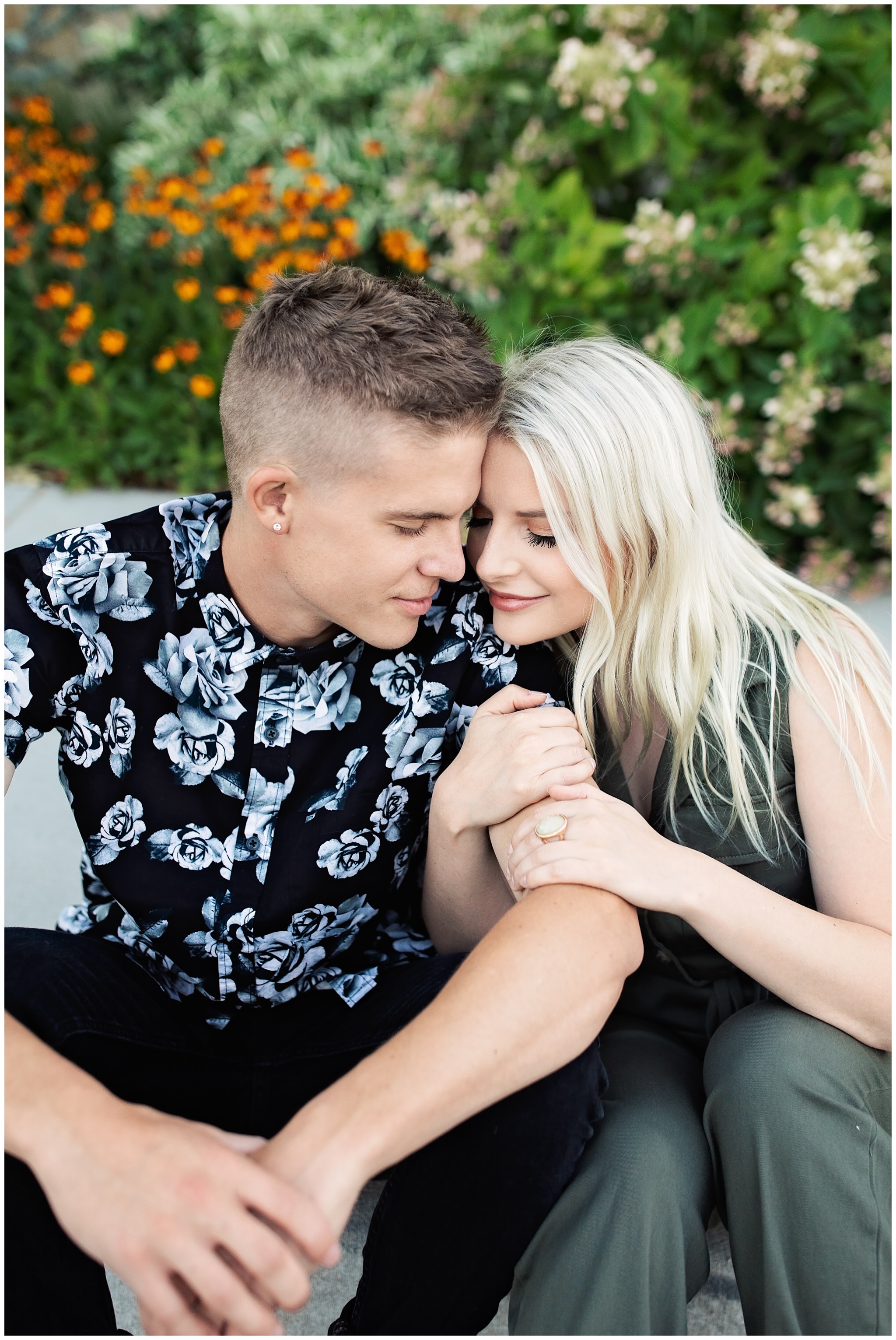Modern Engagement session in Meridian Idaho