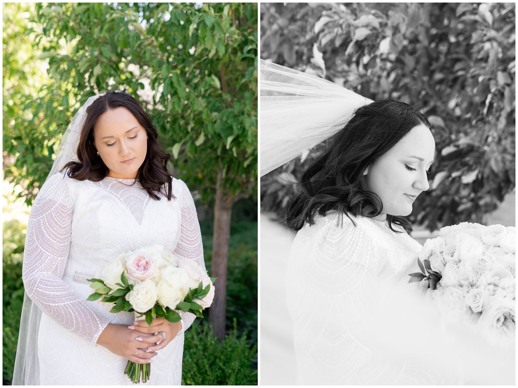 Bride pictures at the provo city center temple in provo utah