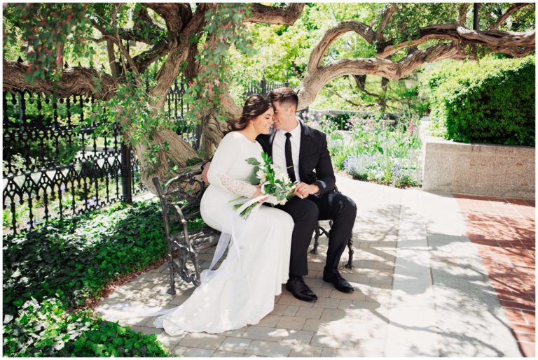 Salt Lake City Temple | Summer Wedding