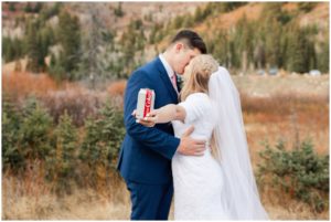 coca-cola wedding photo