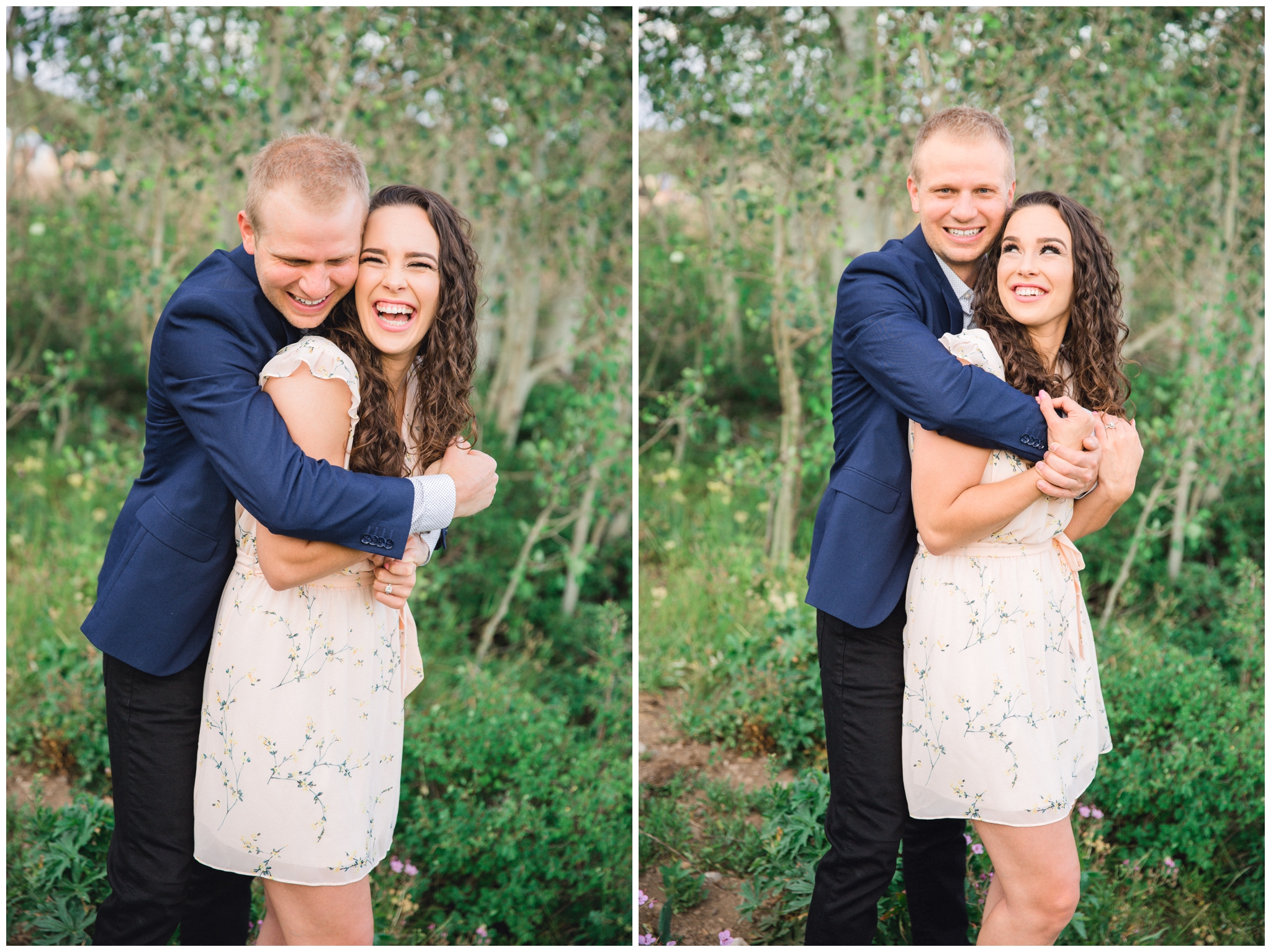 Aspen Tree's in Park City for an Engagement session