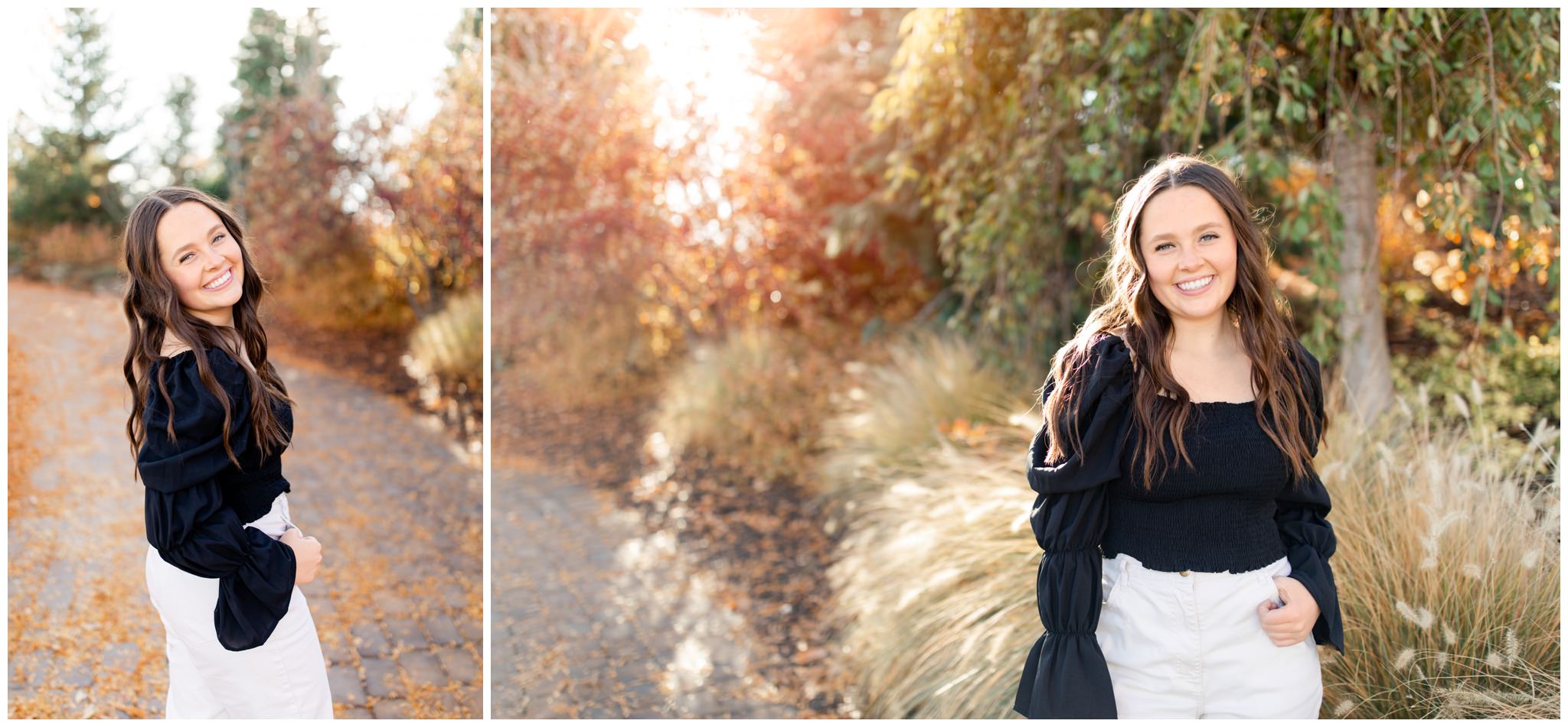 Idaho Falls and Rexburg senior pictures in the fall time