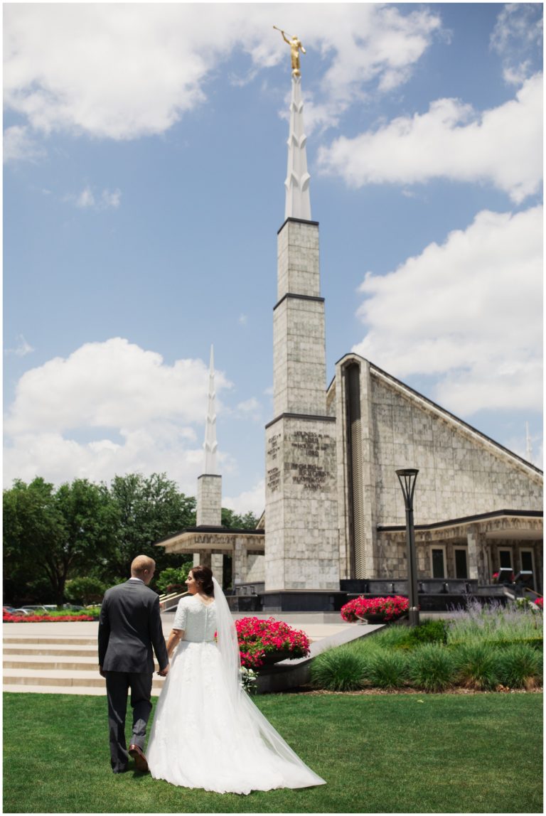 Dallas Texas LDS Temple Wedding