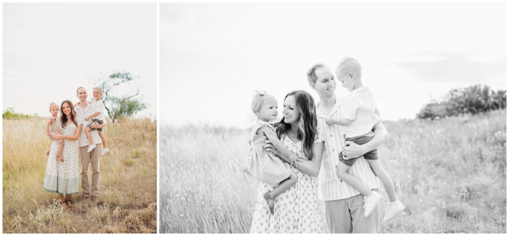 Family session at Lubbock Lake Historic Landmark